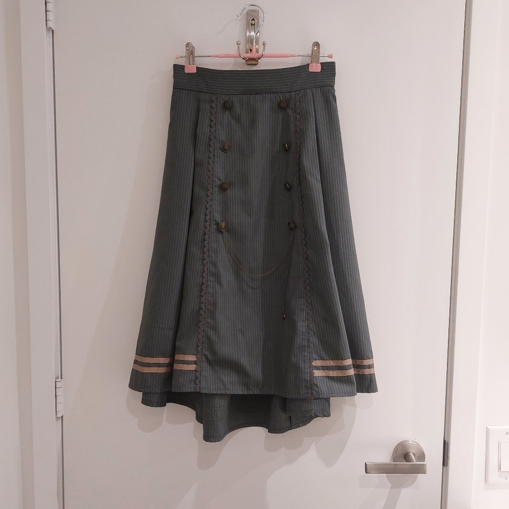 Axes Femme | Buttoned Fishtail Skirt